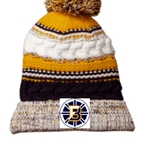 Bruins Hockey Pom Pom Beanie