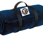 Bruins Hockey Navy Fleece Blanket