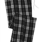 BHS Production Crew Black Adult Flannel Plaid Pant