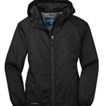 BHS Production Crew Black Eddie Bauer Ladies Packable Wind Jacket