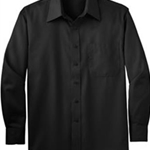 BHS Production Crew Black Adult Non-Iron Twill Shirt