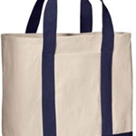 Brighton Track &amp; Field/Cross Country Two Tone Canvas Tote