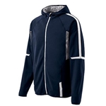 Brighton Track &amp; Field/Cross Country Mens Holloway Navy/White Fortitude Jacket