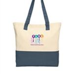 PUNS Port Authority Colorblock Cotton Tote Bag - $20.00