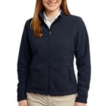 St. Rita School Adult Ladies Navy Full Zip Fleece