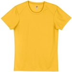 St. Rita School Ladies Gold Performance Tee