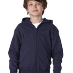 St. Rita School Youth Ash or Navy Full Zip Hoody