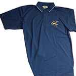 WNYUSPC Mens Navy / White Accent Micro Fiber Polo