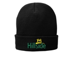 Hillside Service Solutions Adult Black Winter Knit Hat - $8.75