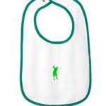 Billy D'Antonio Infant Contrast Trim Terry Bib - $16.00