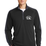 Adult Textured Colorblock 1/4-Zip Pullover - $35.95