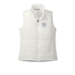 *New* St. Rita School Ladies Marshmallow Puffer Vest with Blue Logo - $52.00