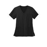 Wink Women's Black Premiere Flex V-Neck Scrub Top - $30.00