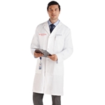Men's Knot Button Five-Pocket 40" Lab Coat