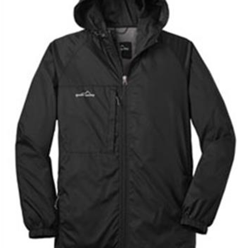 BHS Production Crew Black Eddie Bauer Men's Packable Wind Jacket