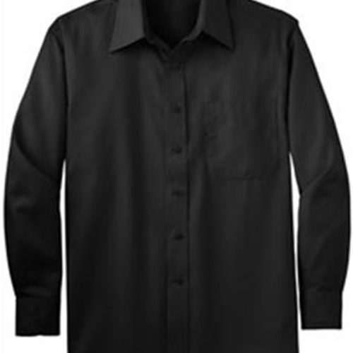 BHS Production Crew Black Adult Non-Iron Twill Shirt