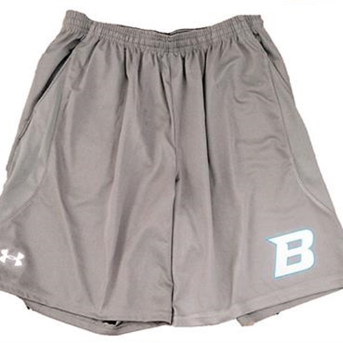 Bomber Football Adult Under Armour Grey Team Coaches Shorts