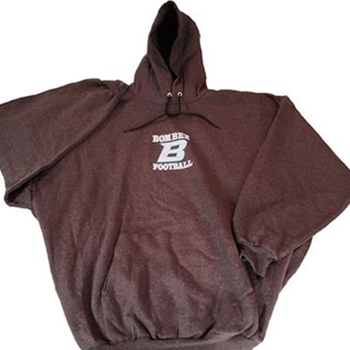 Bomber Football Adult Port Authority Hooded Sweatshirt