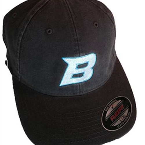 Bomber Football Adult Port Authority Brown FlexFit Hat