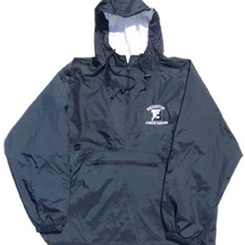 Brighton Junior Barons Navy Youth 1/4 Zip Hooded Pullover