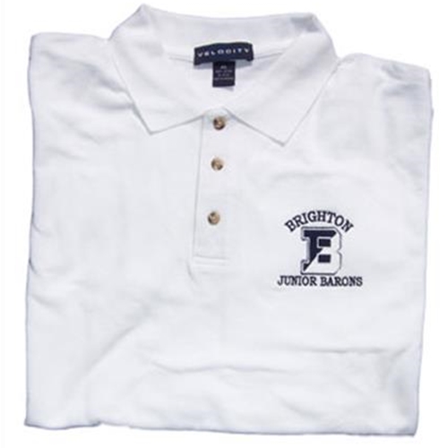 Brighton Junior Barons Mens White Sport Shirt