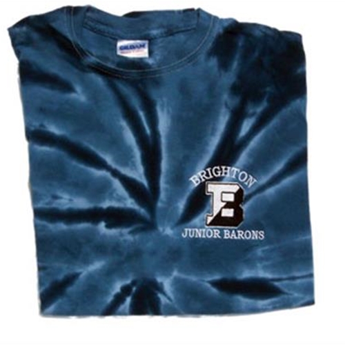 Brighton Junior Barons Adult Navy Tye Dye T