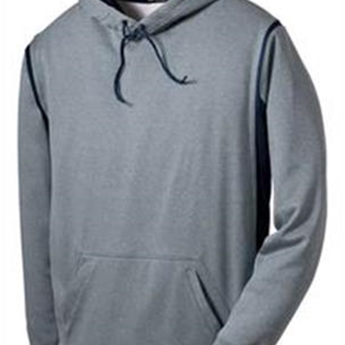 Brighton LAX Adult Gray/Navy Blue Hooded Sweatshirt