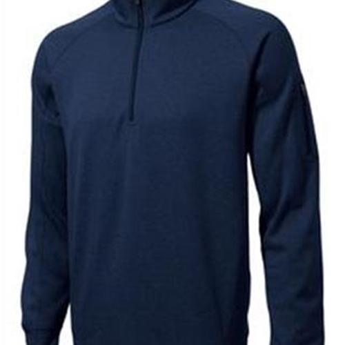 Brighton LAX Adult 1/4 Zip Navy Blue Fleece Pullover