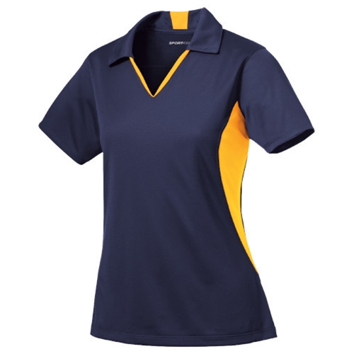 Brighton LAX Ladies Navy Blue/Gold Polo