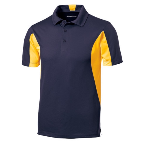 Brighton LAX Mens Navy Blue/Gold Polo