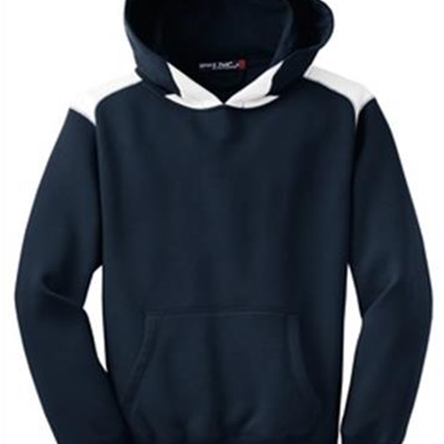 Brighton LAX Youth Navy/White Hooded Sweat Shirt