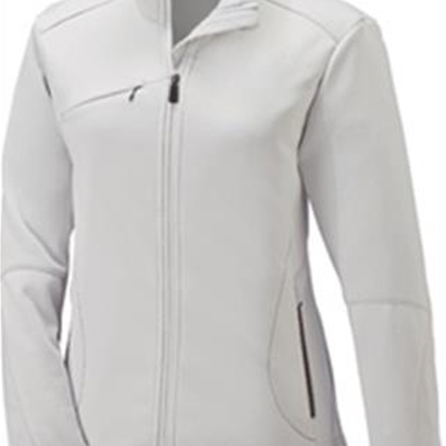 Brighton LAX Ladies White Bonded Fleece Jacket