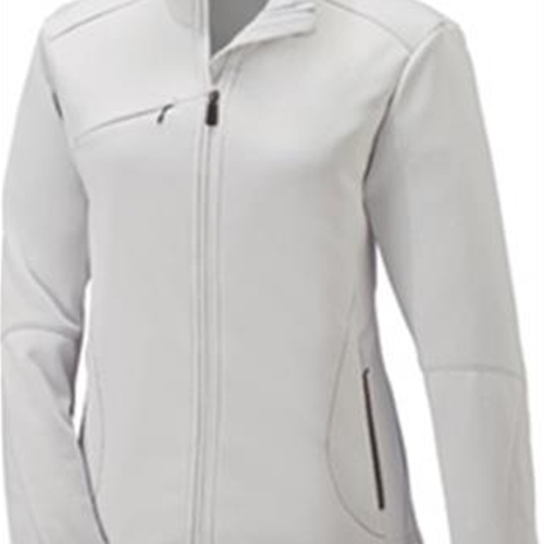 Brighton LAX Ladies White Bonded Fleece Jacket