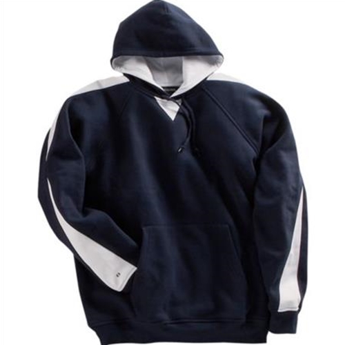 Brighton Track &amp; Field/Cross Country Adult Navy/White Fleece Hoodie