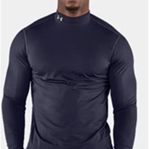 Brighton Track &amp; Field/Cross Country Adult Navy Mens Under Armour Long Sleeve Mock