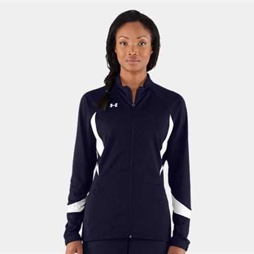 Brighton Track &amp; Field/Cross Country Ladies Navy White Under Armour Hype Jacket