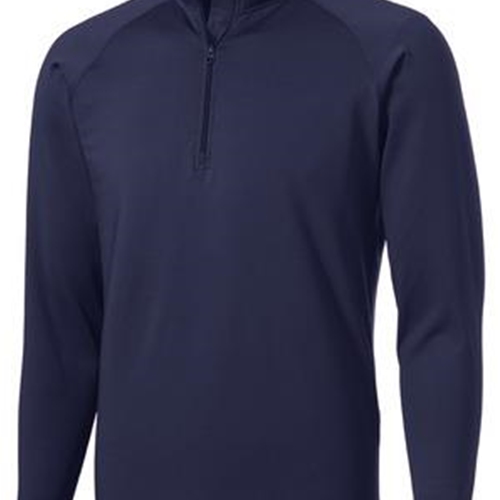 Brighton Track &amp; Field/Cross Country Mens Navy 1/2 Zip Pullover