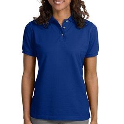 WITA Ladies Royal Blue Pique Knit Polo