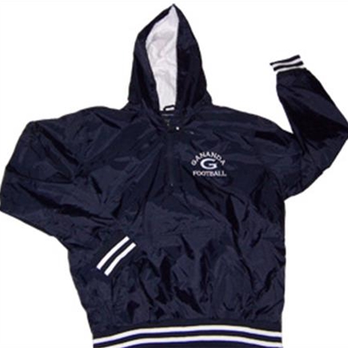 Gananda Football Adult Navy/White Olympian Jacket