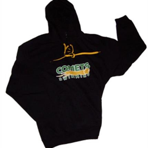 Golden Comets Swim Adult Black Hoody