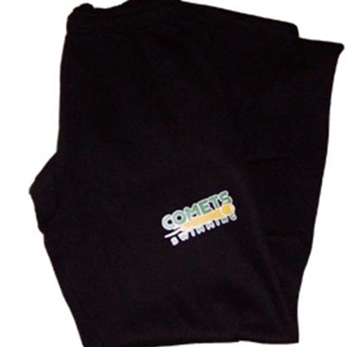 Golden Comets Swim Adult Black Sweat Pants