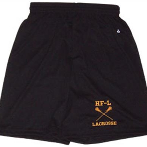 Honeoye Falls-Lima Adult Black Performance Shorts