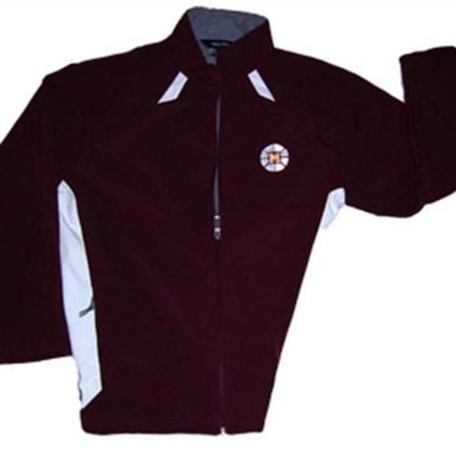 Mendon Basketball Mens Holloway Maroon White Vortex Jacket