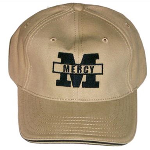 Mercy Adult Khaki Baseball Hat