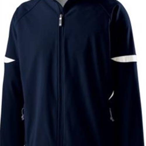 Pittsford LAX Mens Navy/White Soft Shell Jacket