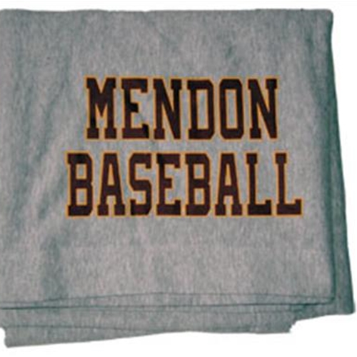 Pittsford Mendon Baseball Sweat Shirt Blanket
