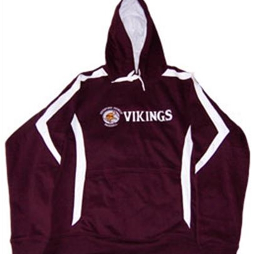 Pittsford Mendon Baseball Adult Maroon/White Hoodie