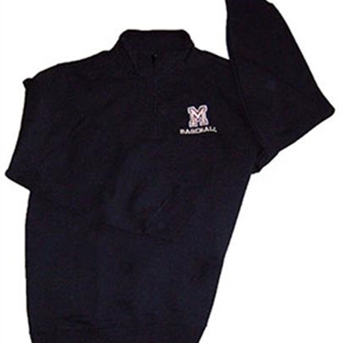 Pittsford Mendon Baseball Mens 1/4 Zip Sweatshirt