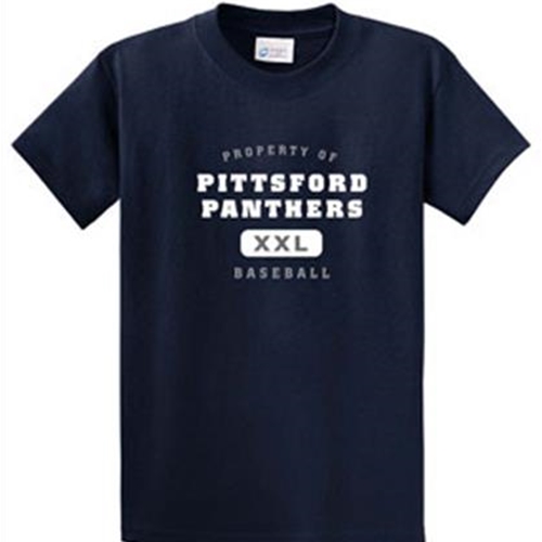 Pittsford Panthers Baseball Adult Short Sleeve T-Shirt