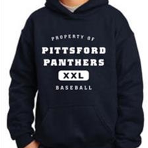 Pittsford Panthers Baseball Youth Navy Hoodie